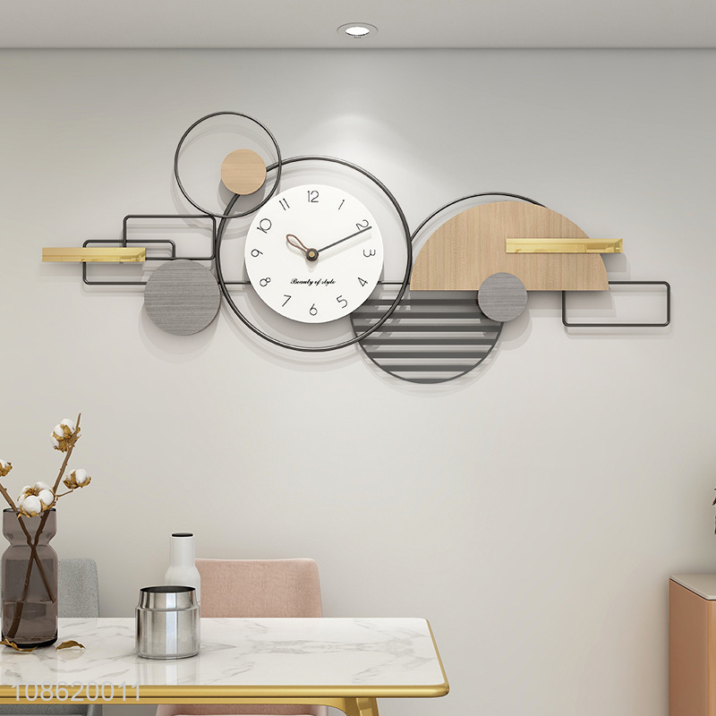 Hot selling luxury big wall clock modern wall clock for office decor