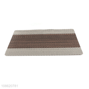 Wholesale cheap durable heat insulation woven textilene <em>placemat</em>