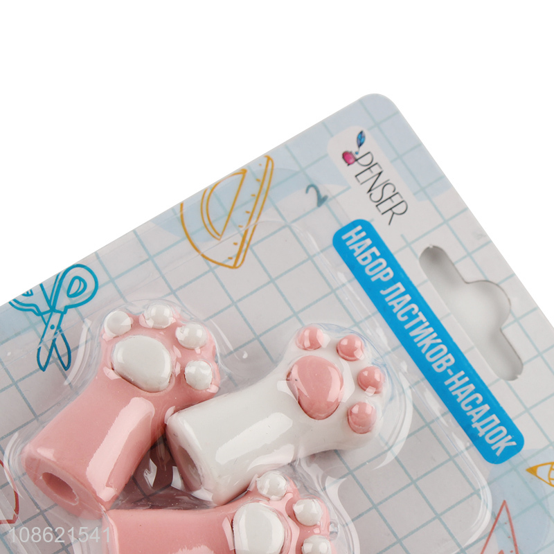 China wholesale cartoon cute school stationery eraser set