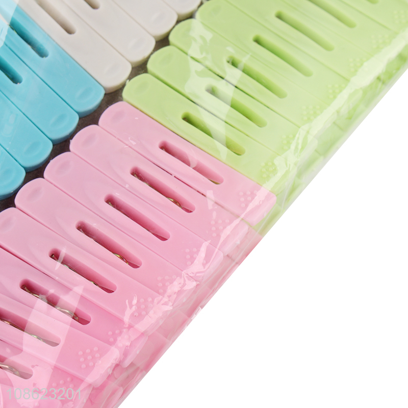 Good quality plastic clothing clips colorful clothes pegs