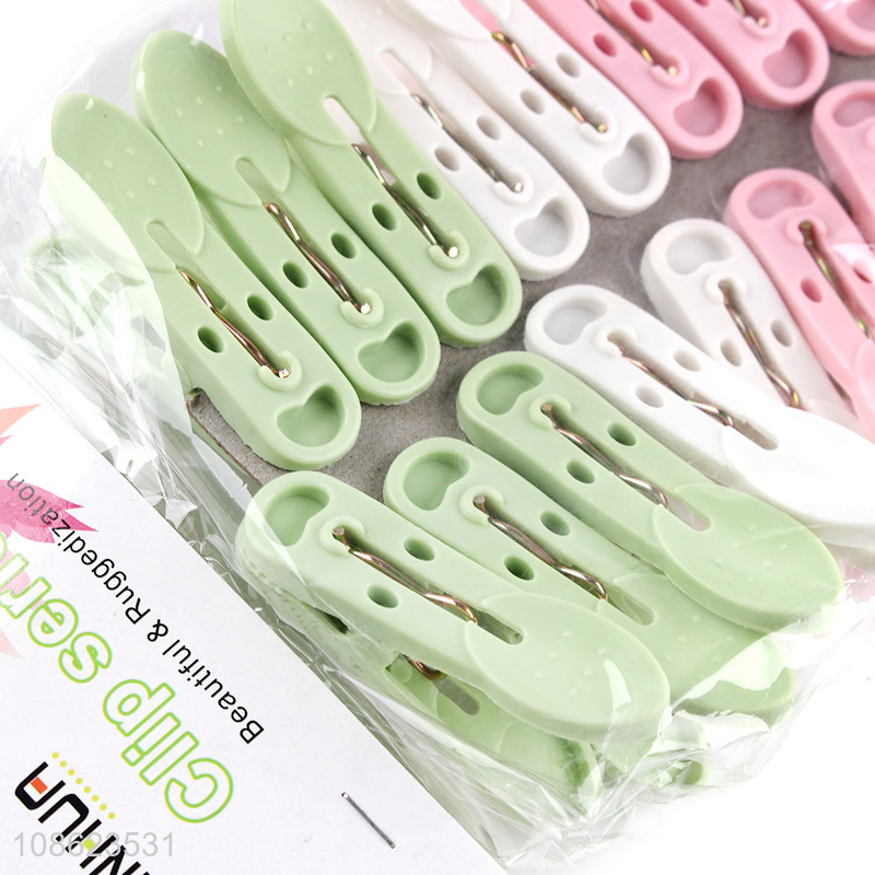 New-style plastic clothing clips colorful clothes pegs