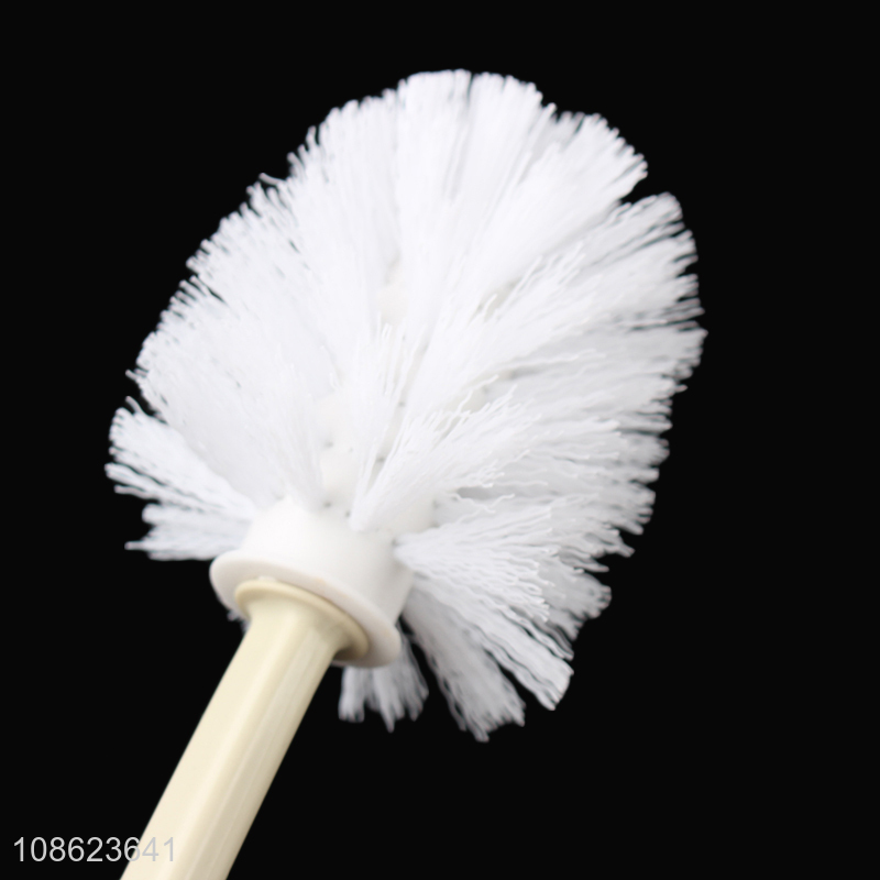 Hot selling plastic bathroom cleaning tool toilet brush with holder