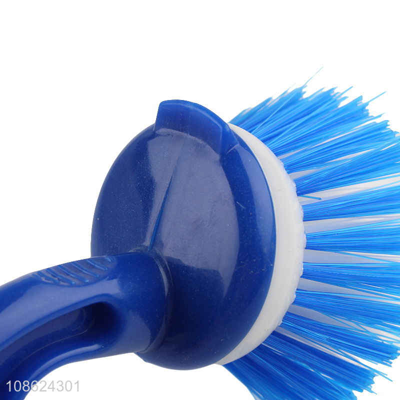 Good quality plastic pot brush dishes washing brush for kitchen