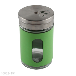 Factory supply glass salt pepper shaker spice jar for cooking