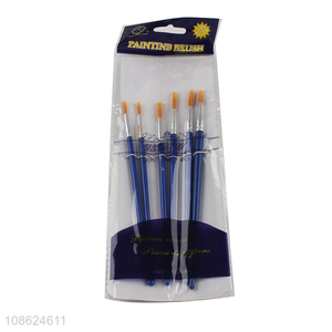 Wholesale durable painting brush set acrylic paint brush set