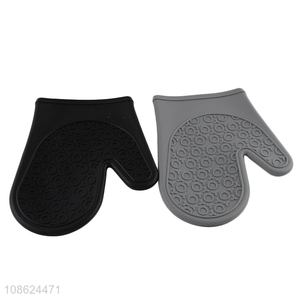 Good quality non-slip flexible heat resistant silicone oven mitt