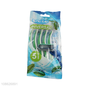 Factory supply disposable portable travel razor for sale