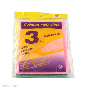 Wholesale multi-purpose non-woven cleaning cloth super absorbent wipes