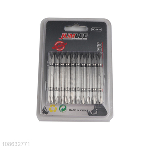 Customized Logo 10PCS PH2 S2 Steel Screwdriver Bit Set