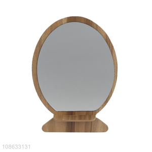 Top selling wooden desktop <em>makeup</em> <em>mirror</em> cosmetic <em>mirror</em> wholesale