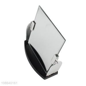 Good quality single sided rotating makeup mirror desktop cosmetic mirror