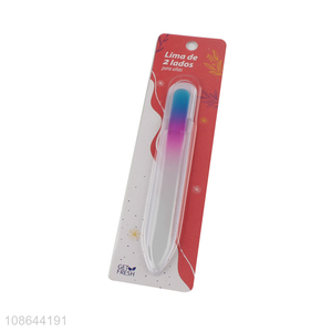 Online wholesal ecolorful tempered glass <em>nail</em> <em>file</em> <em>nail</em> art tools