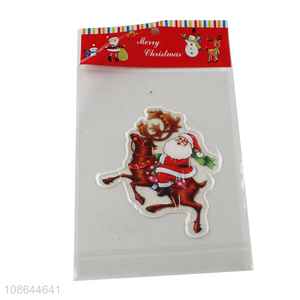 Hot selling home décor christmas window stickers wholesale