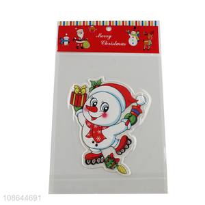 Factory price christmas window stickers decorative stickers