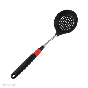 Good selling silicone kitchen utensils slotted ladle wholesale