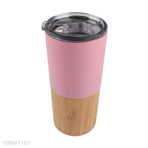 Wholesale double-walled stainless steel thermal water bottle coffee tumbler