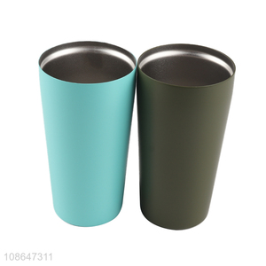 Factory supply double walled stainless steel water cup drinking cup