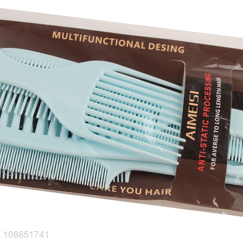 New products 6pieces anti-static hairstyling hair comb for long hair