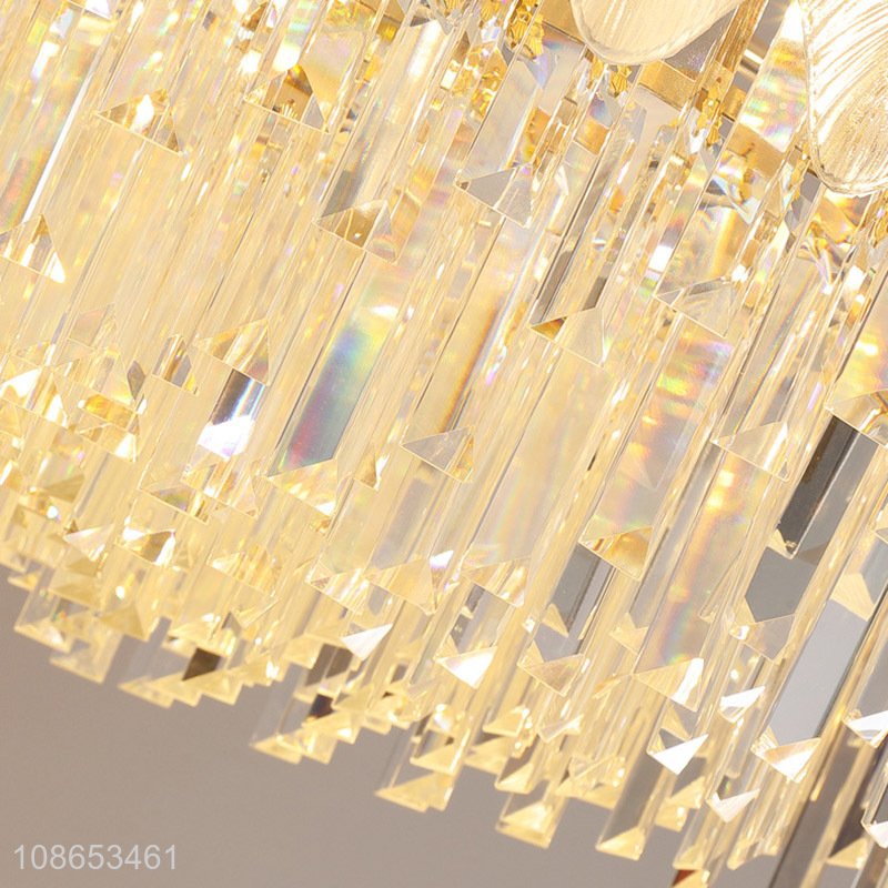 Wholesale modern feather crystal chandelier crystal pendant ceiling light