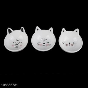 Good quality cartoon amimal ceramic soy sauce dish seasoning plate