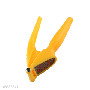 Online wholesale kitchen gadget garlic press with pp handle