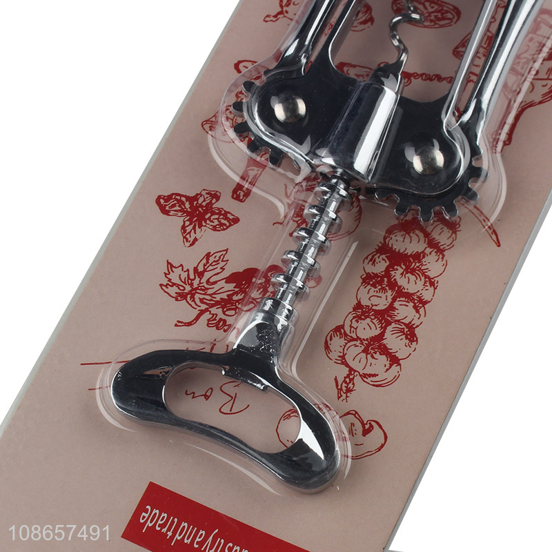 Hot selling zinc alloy wine bottle opener wing corkscrews