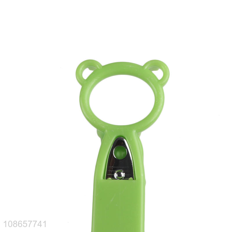 Factory price cute stainless steel nail clipper for kids boys girls