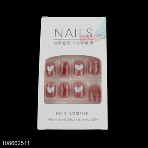 Good selling natural women <em>nail</em> art <em>fake</em> <em>nail</em> decoration wholesale