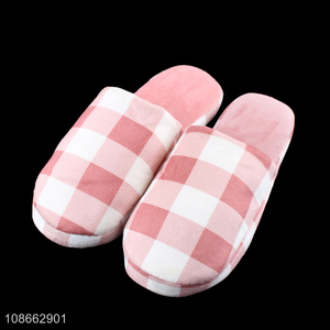 Hot selling women's winter slippers non-slip indoor bedroom slippers