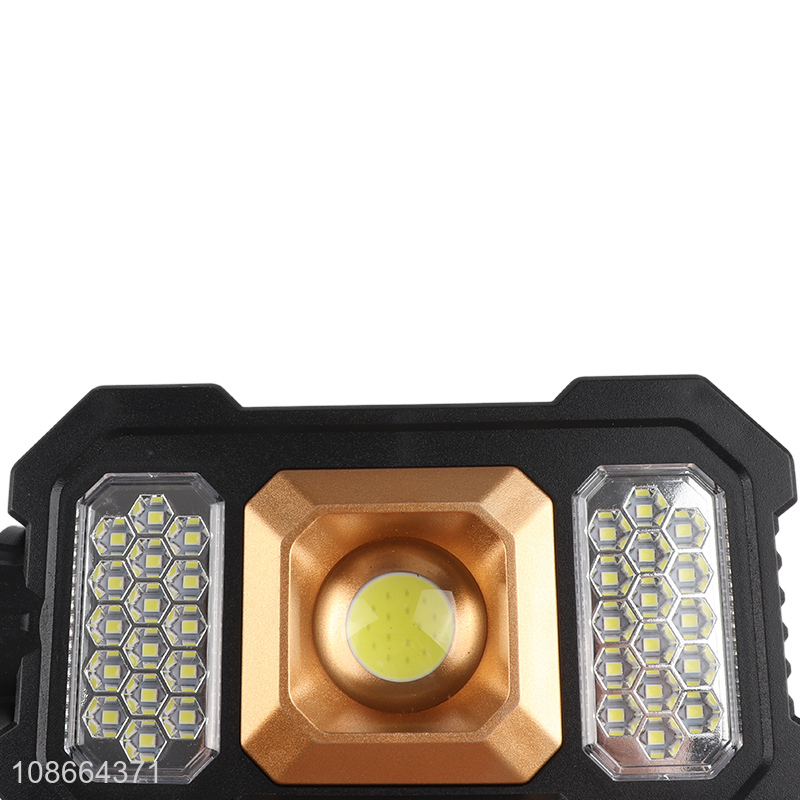 Wholesale 3.7V 3.2W 100LM 1LED+48COB Multipurpose Working Light (with 400mah 14500 lithium battery)