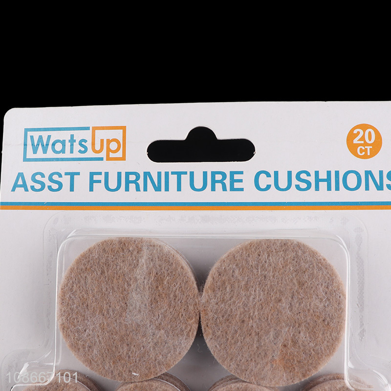 New arrival 20pcs anti scratch felt furniture pads for wood floor