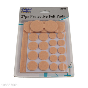 High quality 27pcs felt furniture pads non-slip chair leg protectors