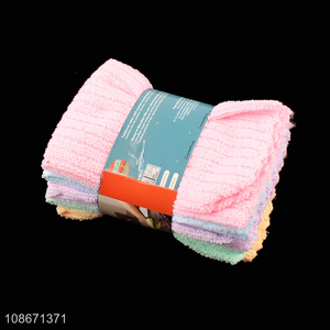 Hot selling 5pcs ultra absorbent polyester microfiber cleaning cloths