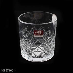 Factory supply lead free crystal glass drinking cup whiskey glasses