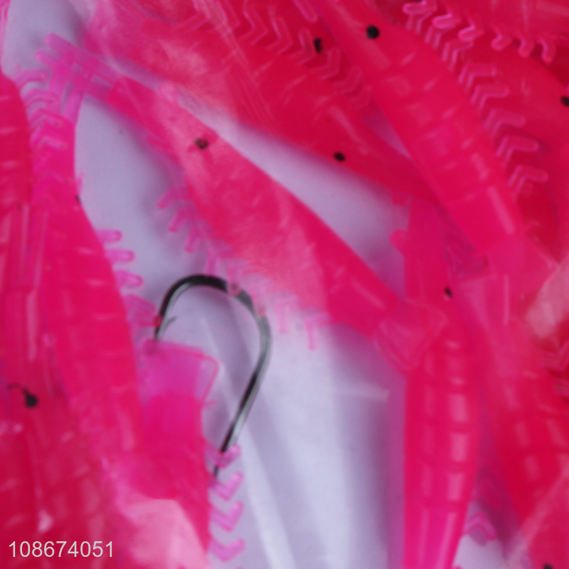 Factory supply multicolor soft shrimp bionic bait for outdoor fishing