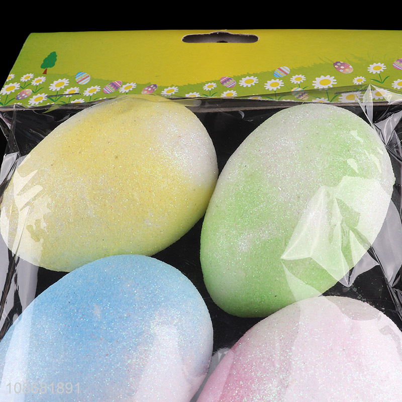 New products 6pcs Easter party decor foam Easter eggs decoration