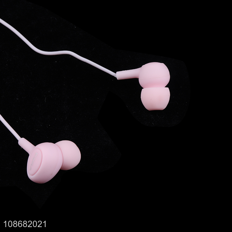 Good quality ergonomic design in-ear wired headphone stereo music earphone