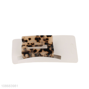 Wholesale women hair claw clips cellulose acetate aesthetic hair clips