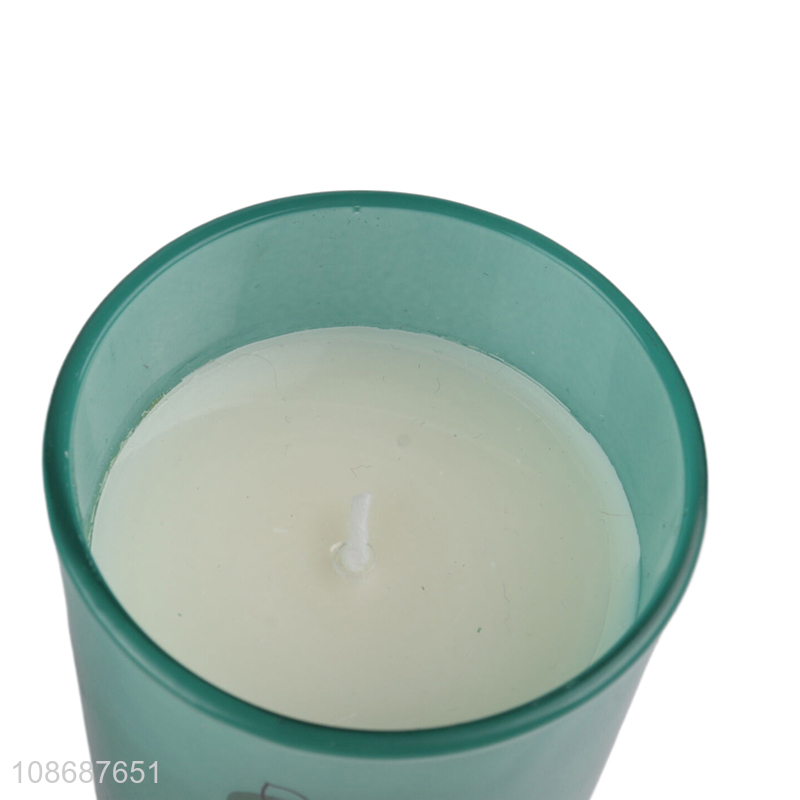 Good quality glass cup candle scented candle aromatherapy candle for sale