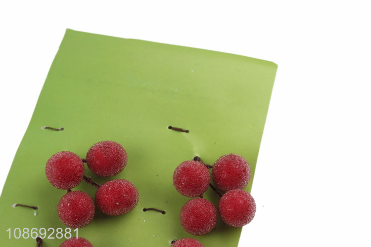 Latest products red berry pick artificial christmas picks for sale