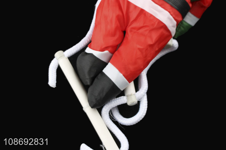 Hot products christmas decorations climbing ladders santa claus