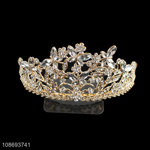 China products women hair decoration delicate crown hair accessories for wedding