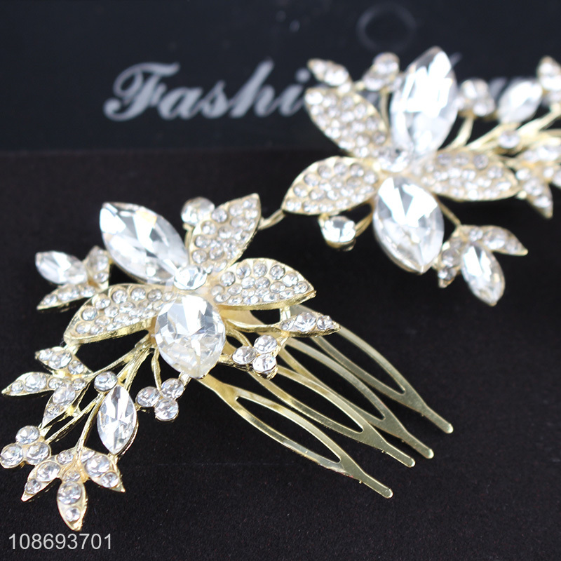 Good selling women fashion flower hair clip bridal hair accessories wholesale