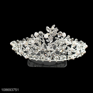 China supplier fashion women hair accessories wedding bridal crown for sale