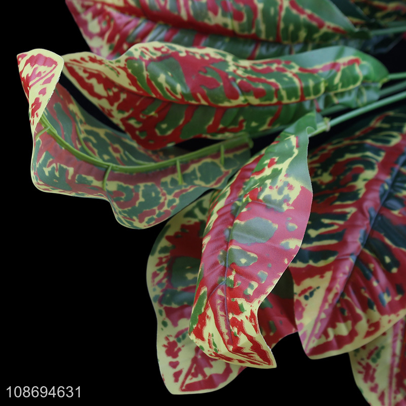 Good sale plastic artificial plants fake leaves for home décor