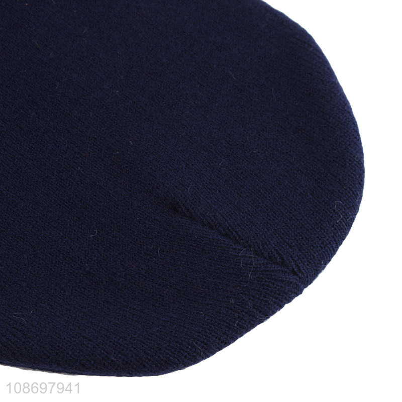 Factory price winter outdoor thickened fashion beanies hat for sale