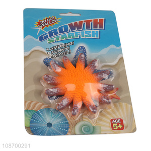 Latest products children magic starfish water growing toys for sale