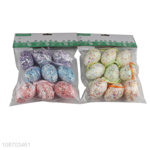 Wholesale foam Easter eggs crafts Easter tree ornaments <em>party</em> <em>decorations</em>