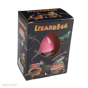 Low price lizard egg water growing toy magic toy for sale