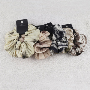 Good quality ink color elastic fashion girls hair scrunchies hair rope